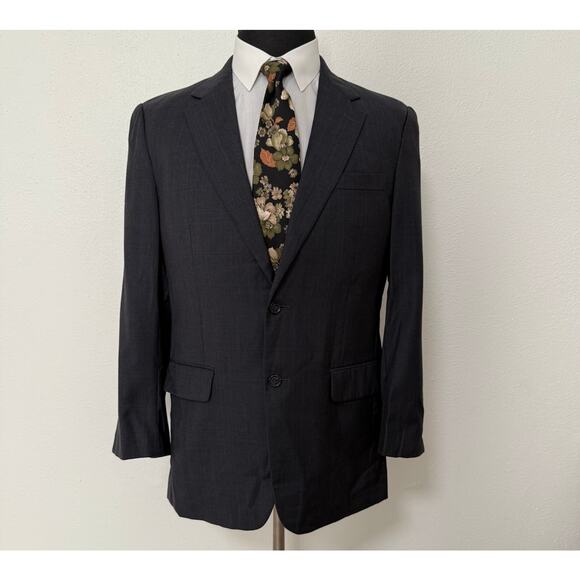 Jos. A. Bank Men's Blue 100%Wool Sportscoat Blazer Jacket Size 40R - Picture 1 of 14